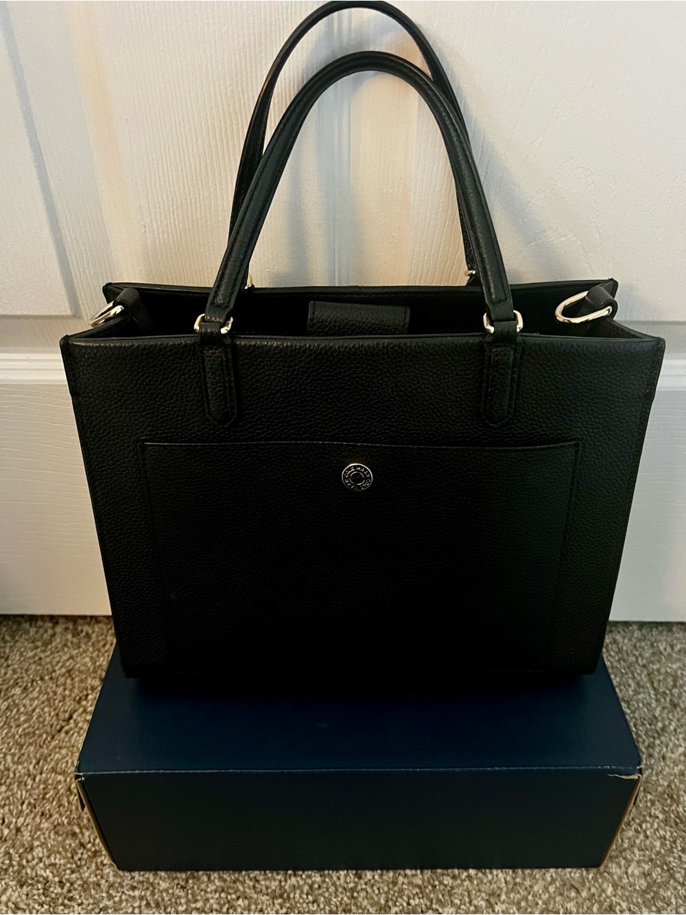 Cole Haan Leopard-Print Crossbody with Black Leather Card Case - Picture 5 of 8